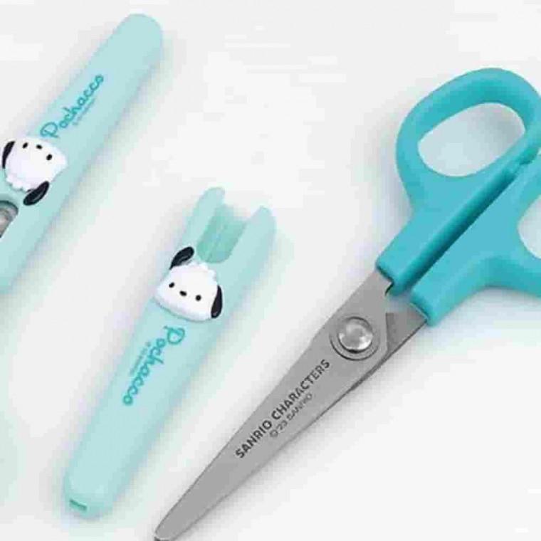 안전캡가위 포차코 귀여운가위 다목적가위 사무용가위 안전한가위