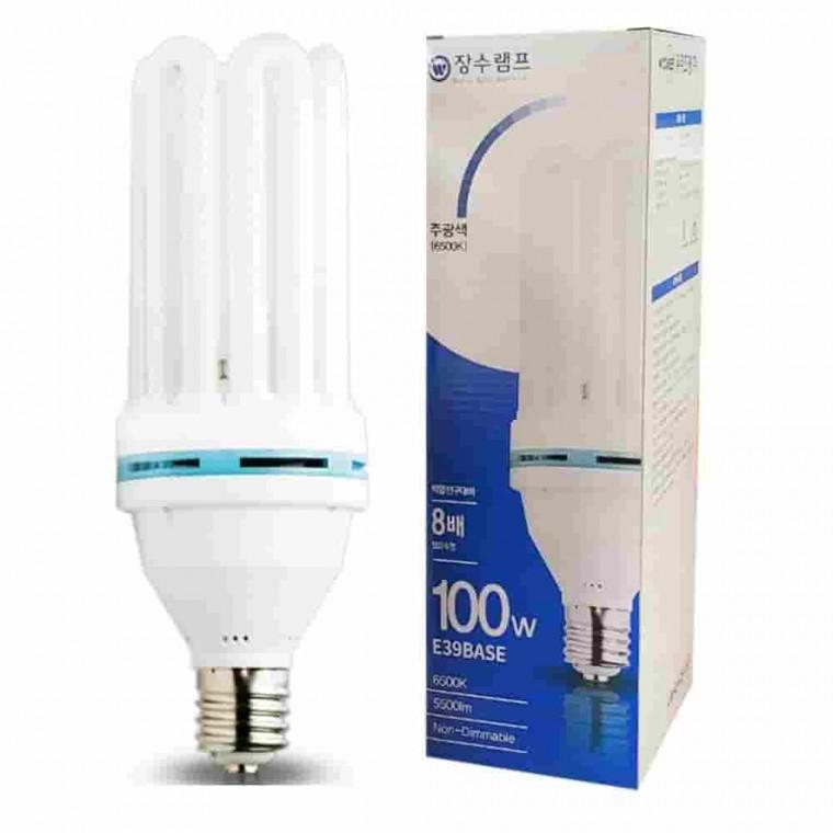 EL램프 100W 주광색 거실전구 삼파장전구 삼파장램프 E39전구 주광색전구
