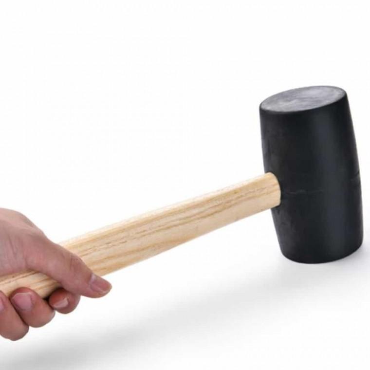 목공예 고무망치 750g 타일망치 우레탄망치