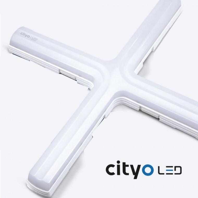 cityo 사무실 공장 거실 엘이디 형광등 60w 주광색