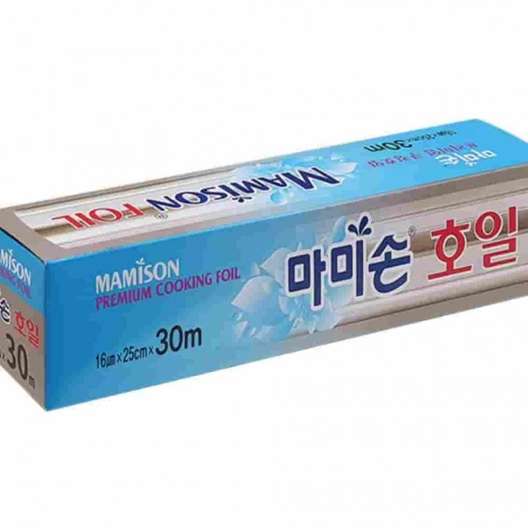 은박 쿠킹호일 폭25cm30m 주방용품 포장용품 치킨포장지 은박지 알루미늄호일