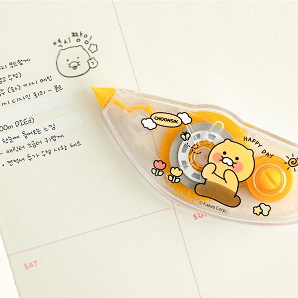 카카오프렌즈 춘식이 수정테이프 수정 화이트