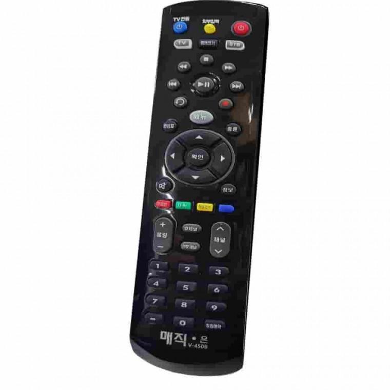 블랙 LGTV 셋톱박스 통합리모컨 셋톱박스리모컨 TV리모컨 슬림리모컨 유선방송리모컨 케이블TV리모컨