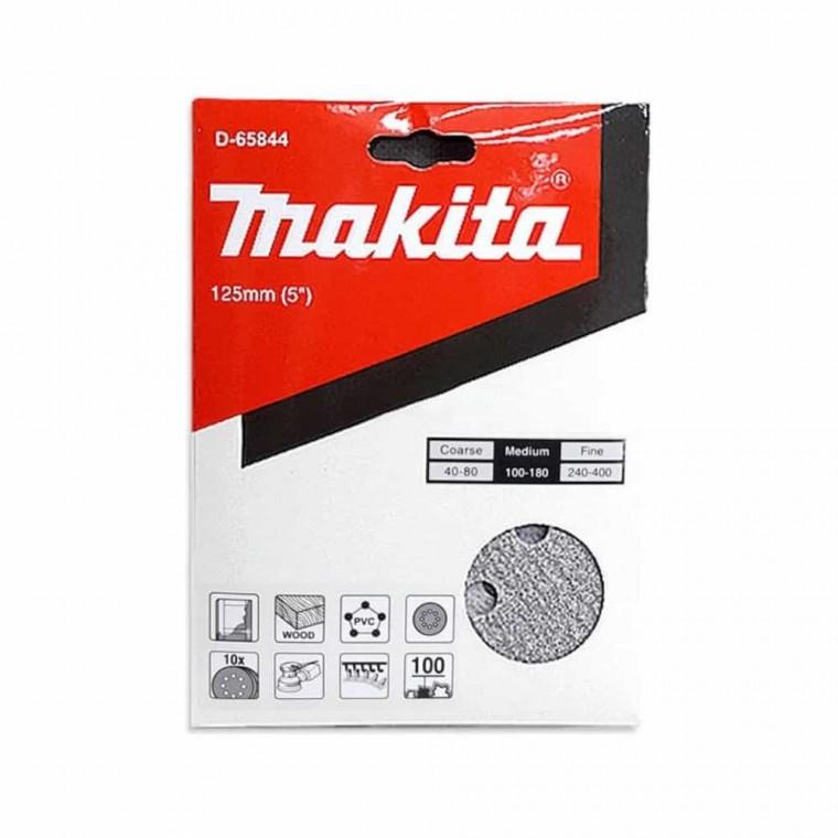 샌딩페이퍼 125mmx8홀 10EA 폴리싱사포 샌딩사포 페인트사포