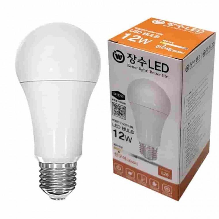 LED 벌브 12W전구색 다마 펜던트전구 일반전구 욕실전구 벽등전구 매장조명
