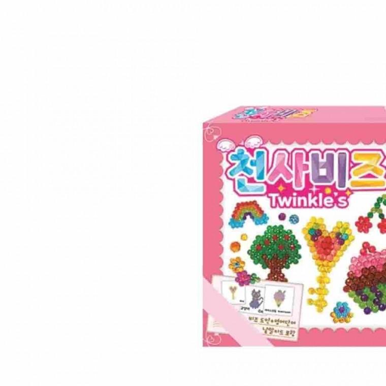 천사비즈트윙클 프리티세트 미술놀이 입체비즈 비즈도안 6세장난감