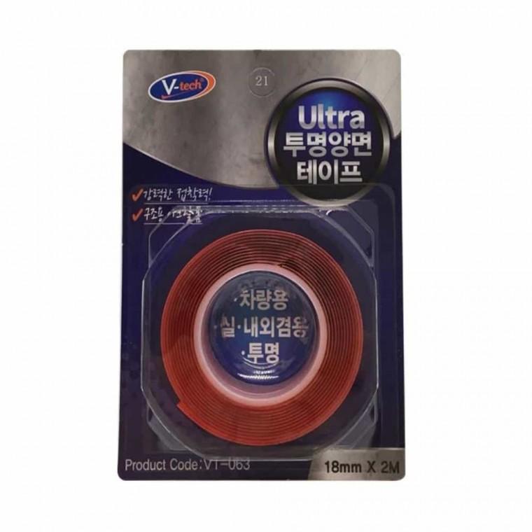 투명양면 테이프 18mm 하이패스고정테이프 자동차범퍼깨짐테이프 아크릴폼테이프