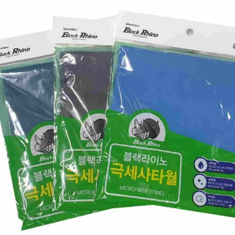 블랙라이노 유리용 극세사 타올 자동차세차타올 창문닦이걸레 유리타올 유리창걸레 세차타올