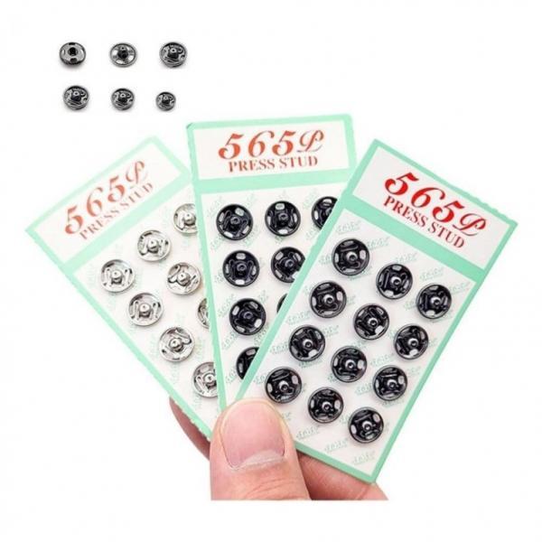 스냅 단추 모음 6mm 8mm 10 가방 의류 부자재 똑딱이 스탠 인형 다용도 diy