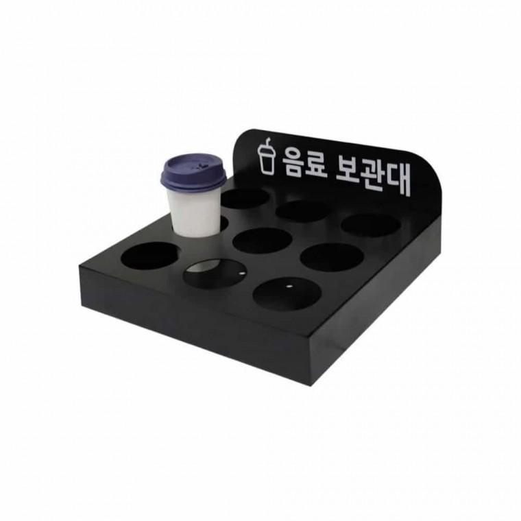 테이블 음료 보관대 텀블러보관함 음료수보관대 텀블러보관트레이