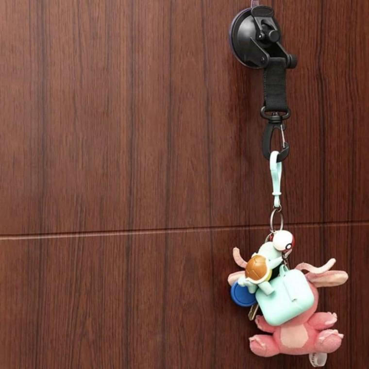 흡착식 카라비너후크 도그파킹 차량용흡착판