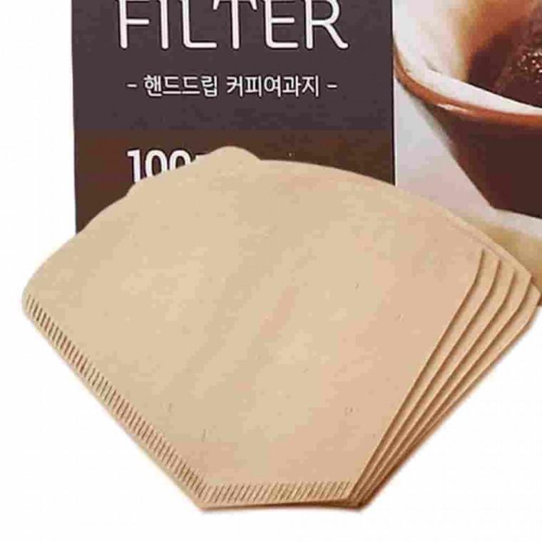 커피여과지 소 100매 커피종이필터 커피필터여과지 일회용드리퍼 커피거름종이