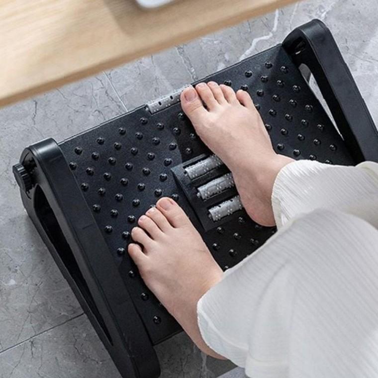 학업집중 탄력있는 업무몰입 바른자세 다리휴식 지압 발받침대