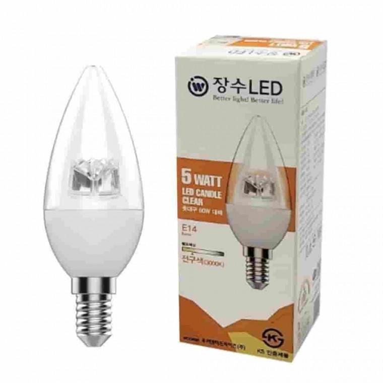 투명 LED 촛대구 전구색 샹들리에전구 투명전구 조명전구 촛대전구 인테리어전구