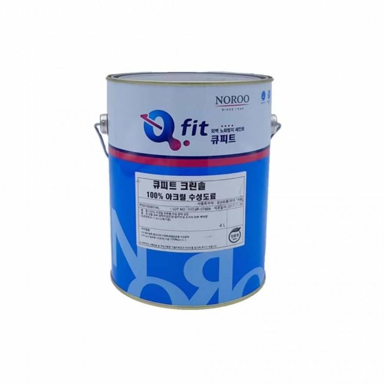 외부용 수성페인트 반무광 4L 파란색 4종 파란색페인트 철재페인트 노루표페인트