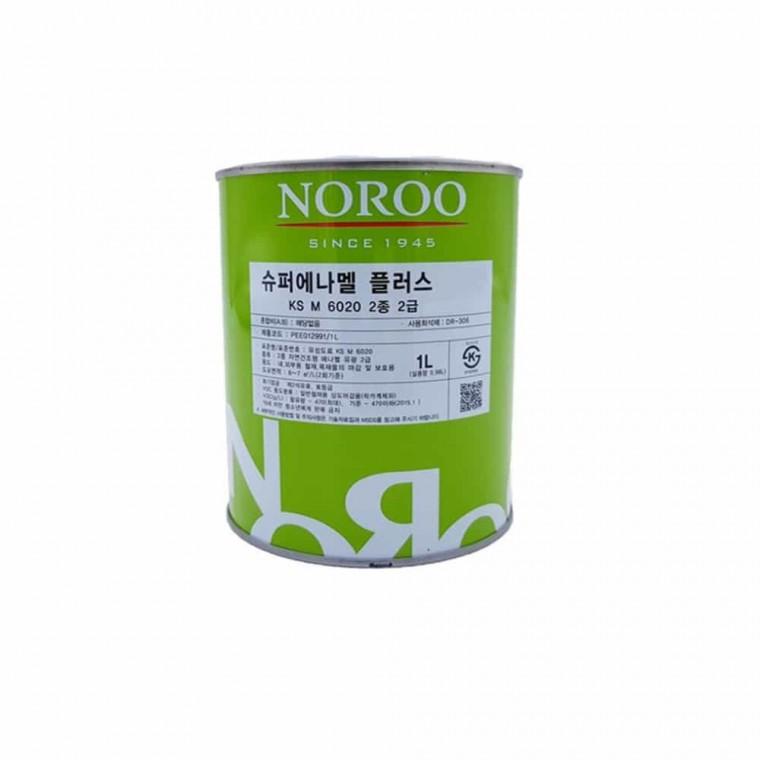 슈퍼에나멜 플러스 진밤색 유광 1L 에나멜도료 난간페인트 철재페인트
