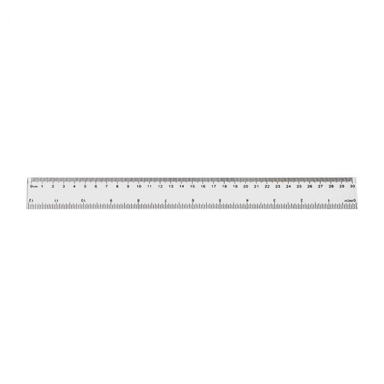 사무용 30cm 자 플라스틱 투명자