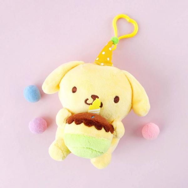 폼폼푸린 생일케이크 가방고리 13cm