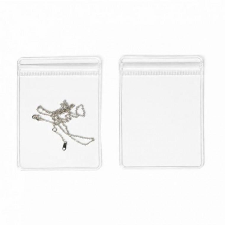 투명 1개 7x10cm 보관 지퍼백 휴대용 파우치 주얼리 악세사리