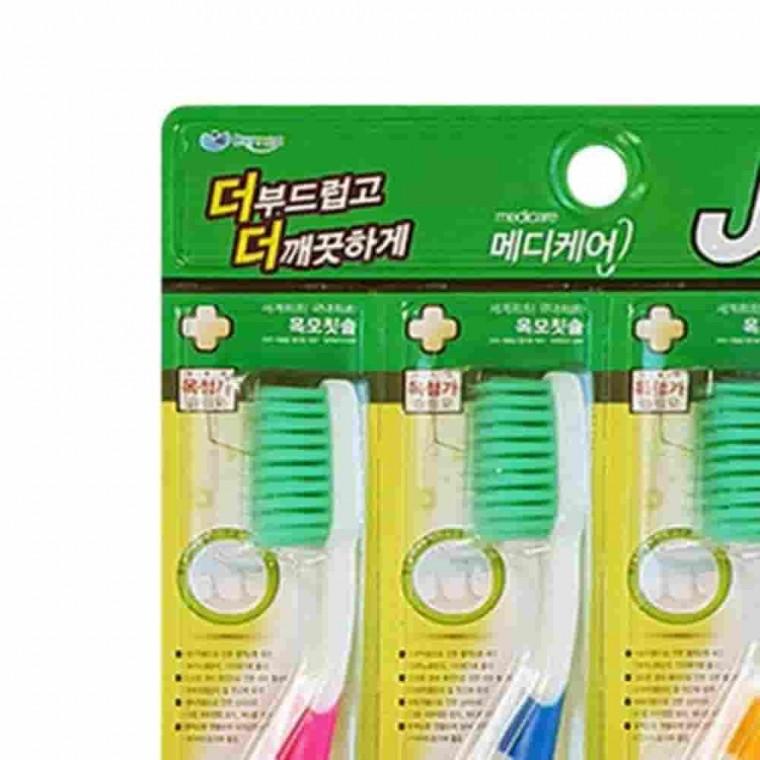 옥칫솔 4P 부드러운칫솔 성인칫솔 좋은칫솔 일반칫솔