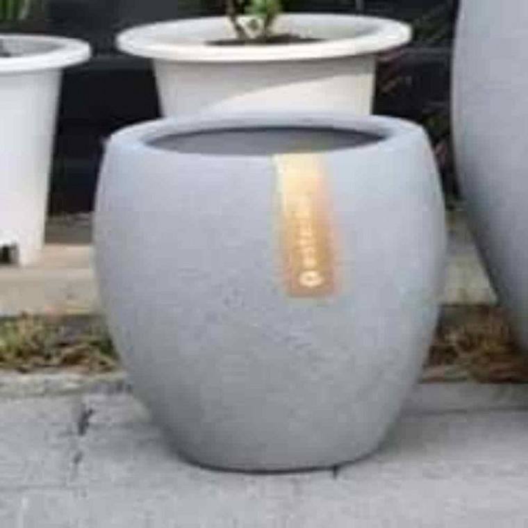 실외화분 거실대형화분 거실식물화분인테리어 FRP화분 타원형 25x30