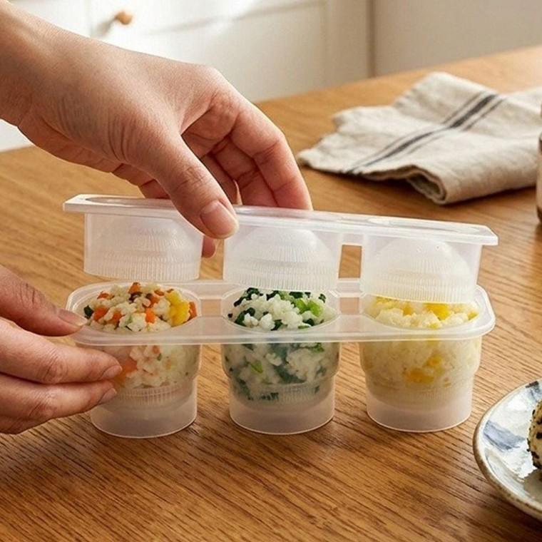 원형주먹밥틀3구-김밥틀 모양틀 원형밥틀