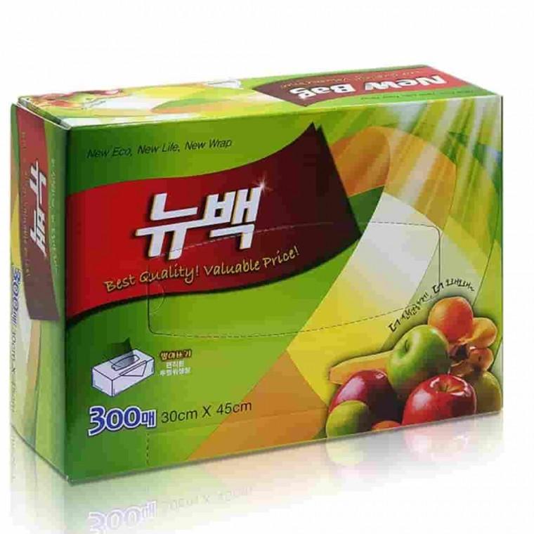 위생백 300매 대30x45cm 주방비닐봉지 일회용비닐 비닐봉투 야채보관봉투 무지비닐봉투