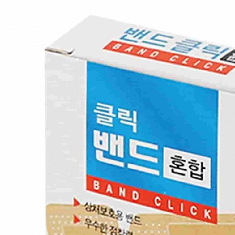밴드클릭 혼합 22매 상처보호밴드 휴대용밴드 일회용밴드 상처밴드