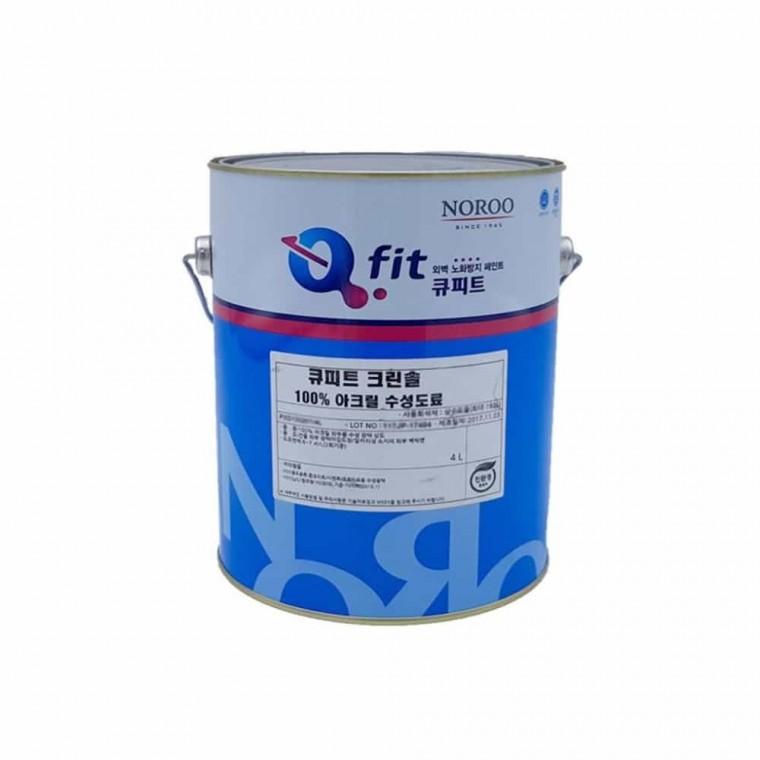 외부용 수성페인트 반무광 4L 분홍색 4종 외부용수성페인트 건물외벽페인트 주택외벽페인트