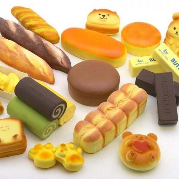 시리즈 멜론 초코 딸기포도 고양이발빵4p 베이커리 촉감완구 모형빵 종합빵스퀴시2탄1p 종합 오리빵4p 빵스
