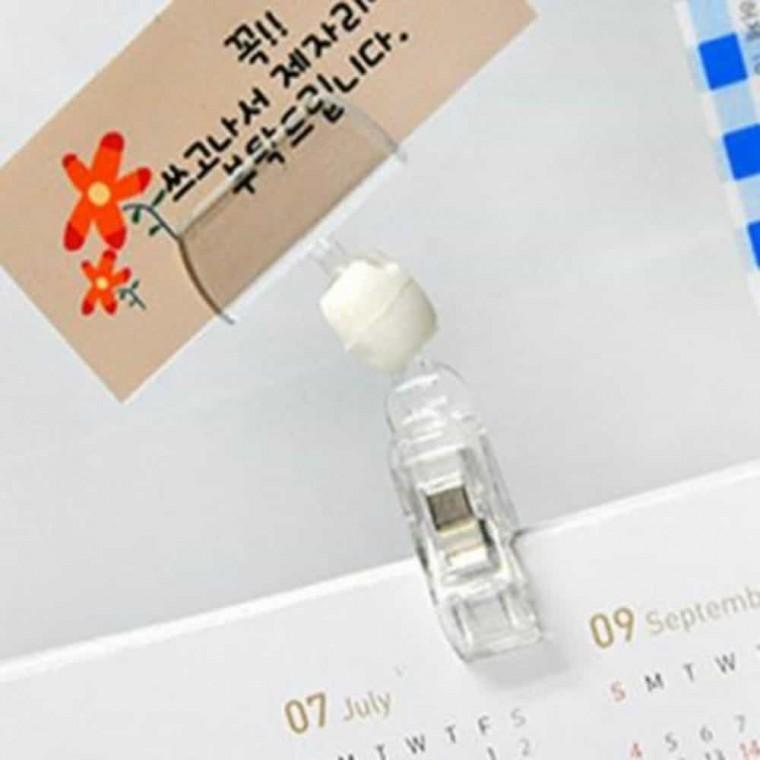 POP집게 2개입 pop집게꽂이 메모집게 가격표집게