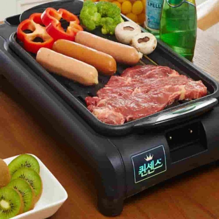5단불조절 바베큐그릴 부침개불판 다용도그릴 삼겹살불판 생선구이그릴 전기불판