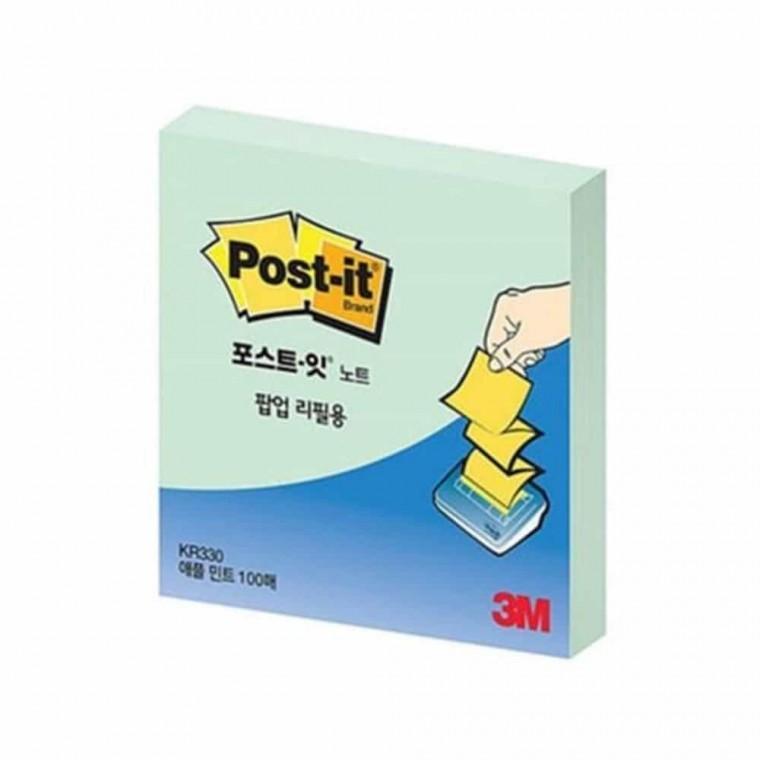 포스트잇 팝업 노트 리필 떡메모지 떡메 강한점착용노트