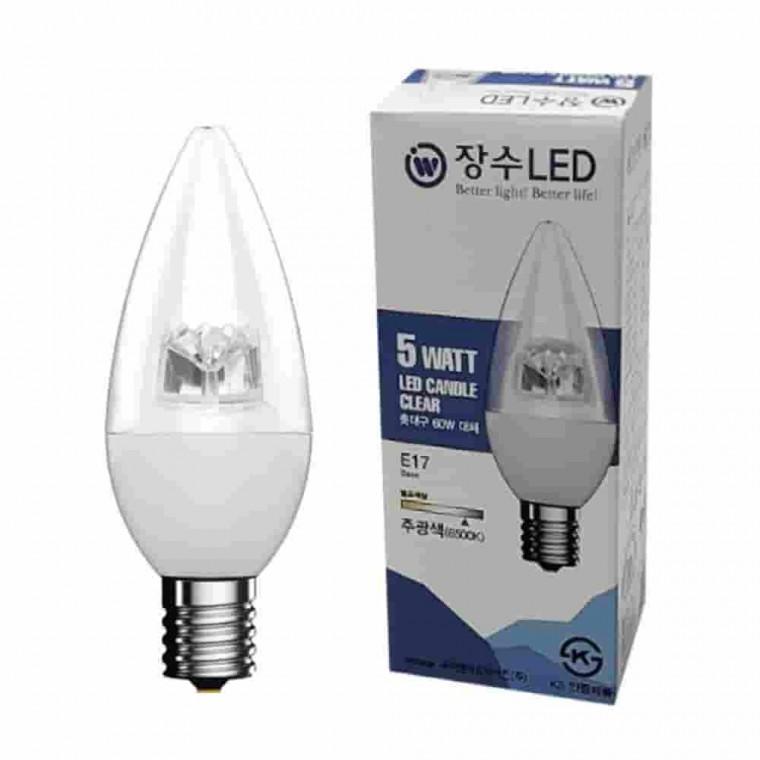 투명 LED 촛대구 주광색 무드등 벽등 취침등 외부벽등 펜던트등