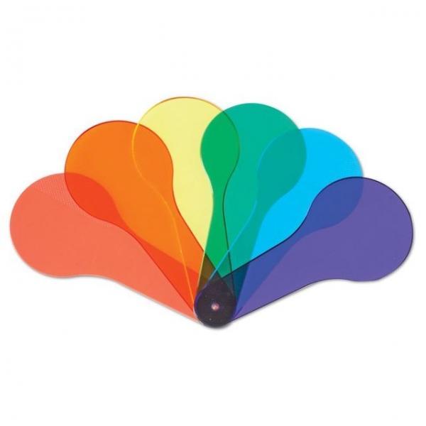 (러닝리소스)LER0352색관찰부채ColorPaddlesSet of 18