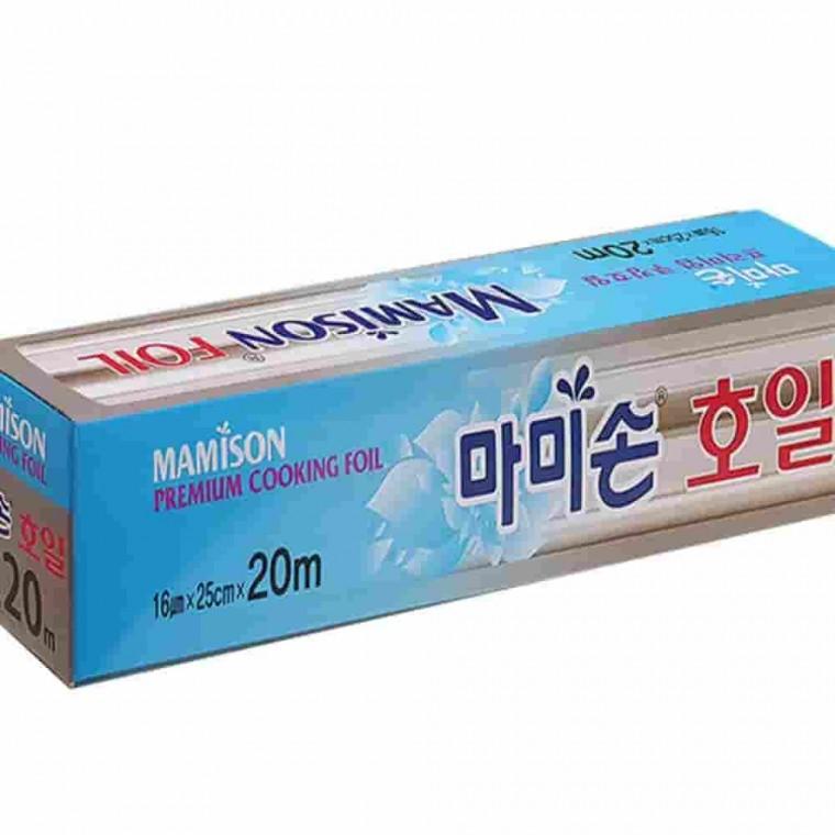 은박 쿠킹호일 폭25cm20m 알루미늄시트 에어프라이어호일 생선구이호일 구이용호일 주방호일