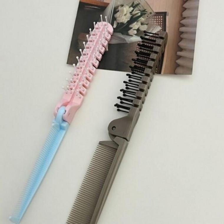 컬린디 휴대용 접이식 머리빗