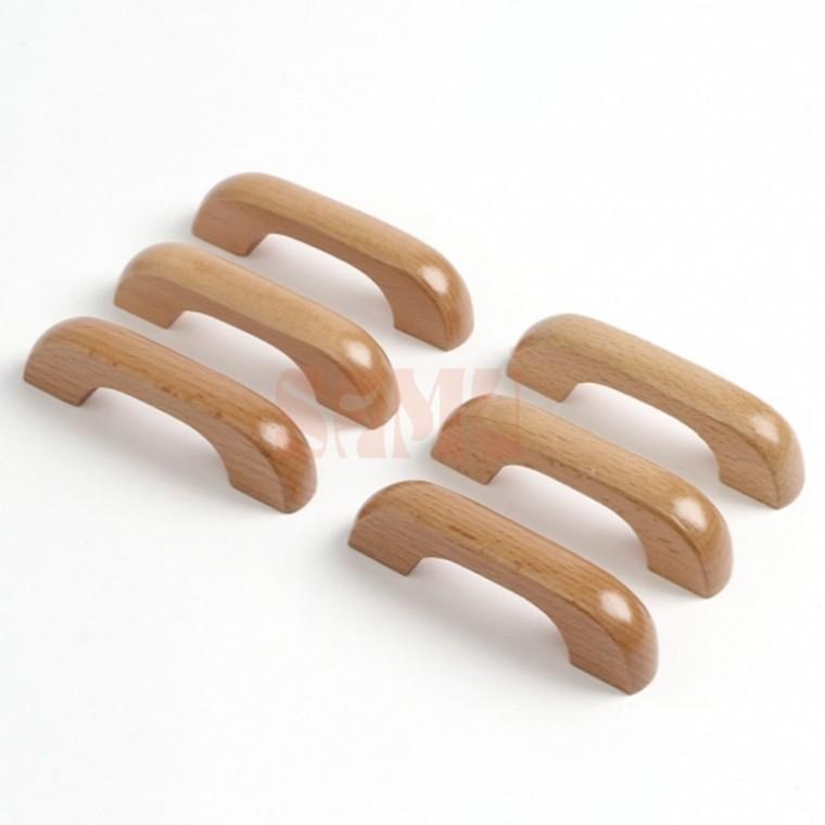 나무 가구손잡이 6p세트 64mm 장식장손잡이 씽크대손잡이