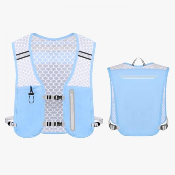 세로포켓 러닝 조끼 마라톤 베스트 넉넉한 후면 수납