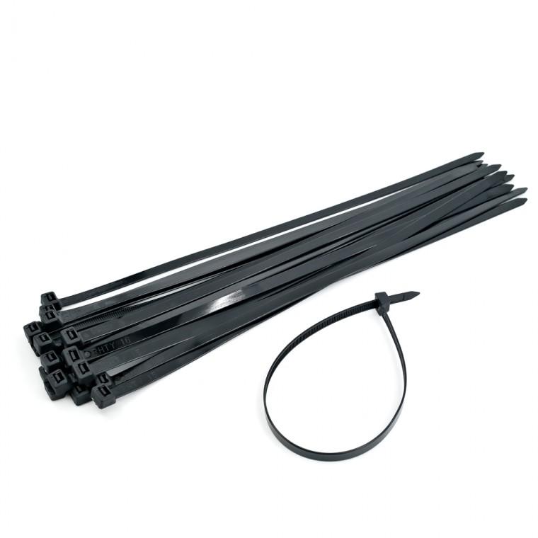 kimspp 케이블타이 블랙 10x400mm 벌크 20개 전선 배선정리 케이블밴드 타이밴드