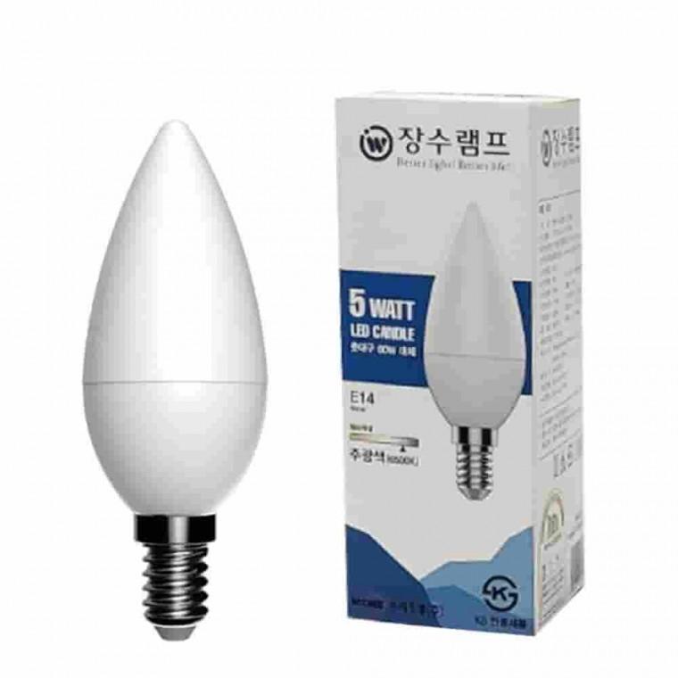 불투명 LED 촛대구 주광색 촛대전구 캔들전구 샹들리에전구 캔들램프 촛대램프