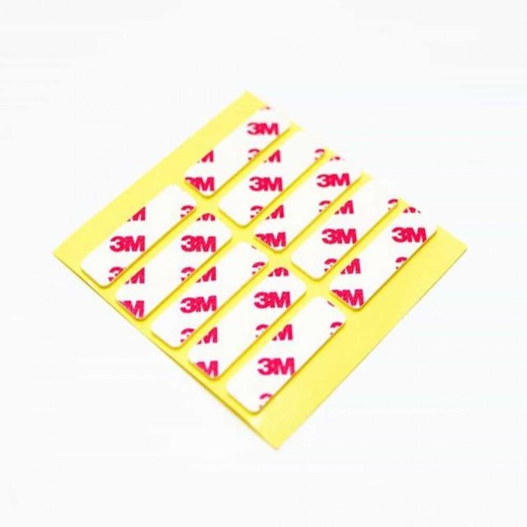 폼 양면테이프 10x35mm 10개입 사각양면테이프 충격흡수테이프 벽고정테이프
