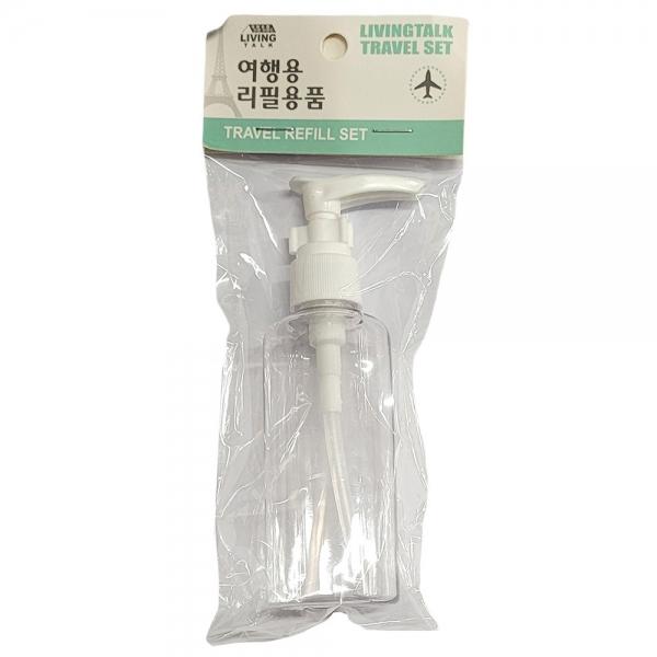 샴푸 소분해서 딱 맞아요 여행용 리필용기 펌프 100ml