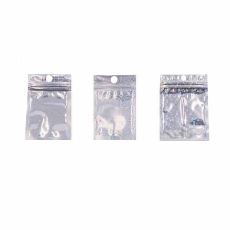 홀로그램 지퍼백 포장봉투 7x10cm 악세사리지퍼백 미니지퍼봉투 미니지퍼백파우치
