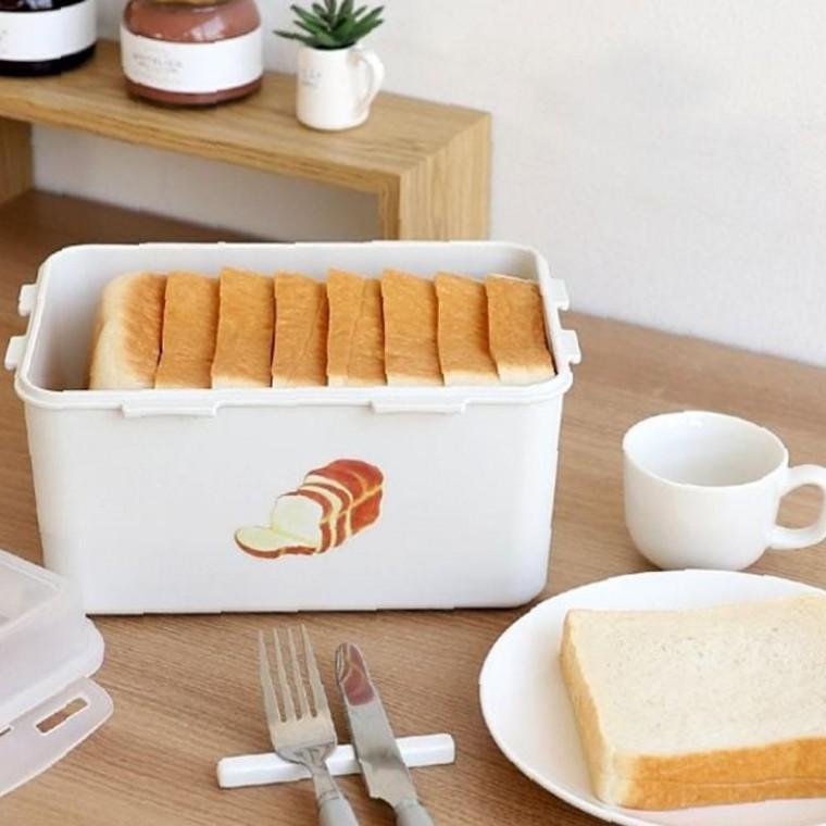 식빵 쿠키 클린 간식 수납함 보관 브레드박스 밀폐 용기 3L