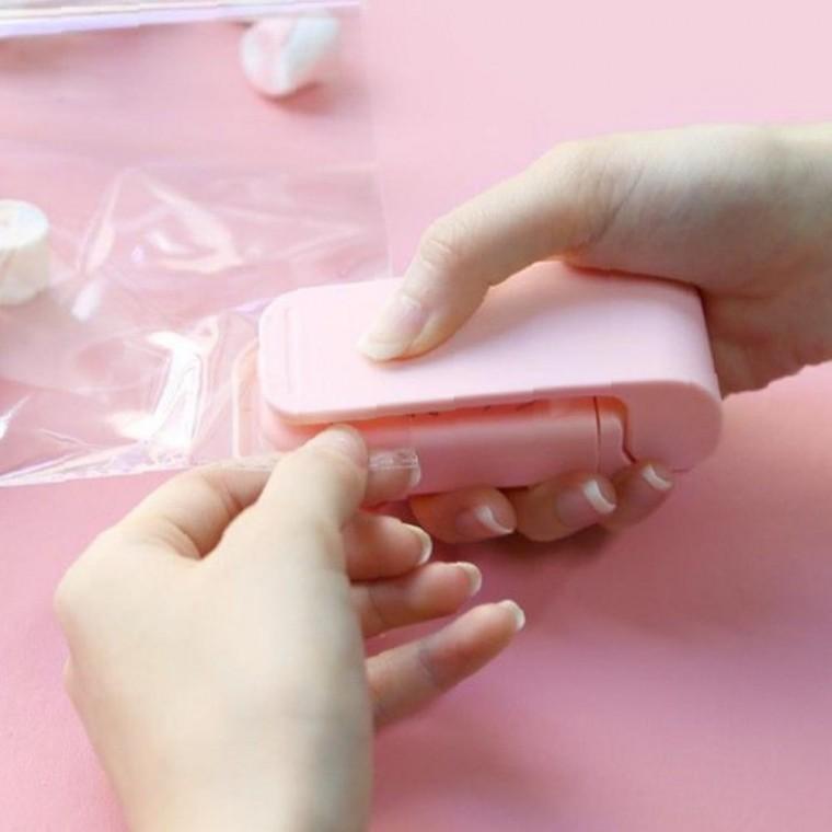 간편형 여러용도 라인좋은 손쉬운 비닐 접착기 과자 밀봉 실링기