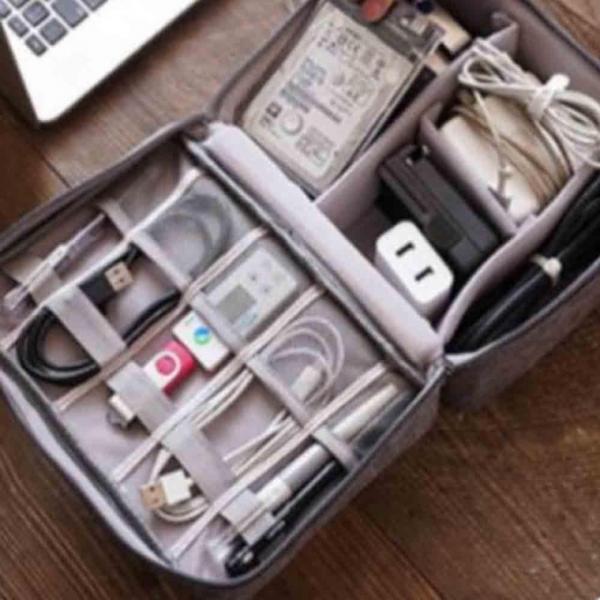 케이블백 여행 헤드폰 보관 휴대용 충전기 정리함 usb