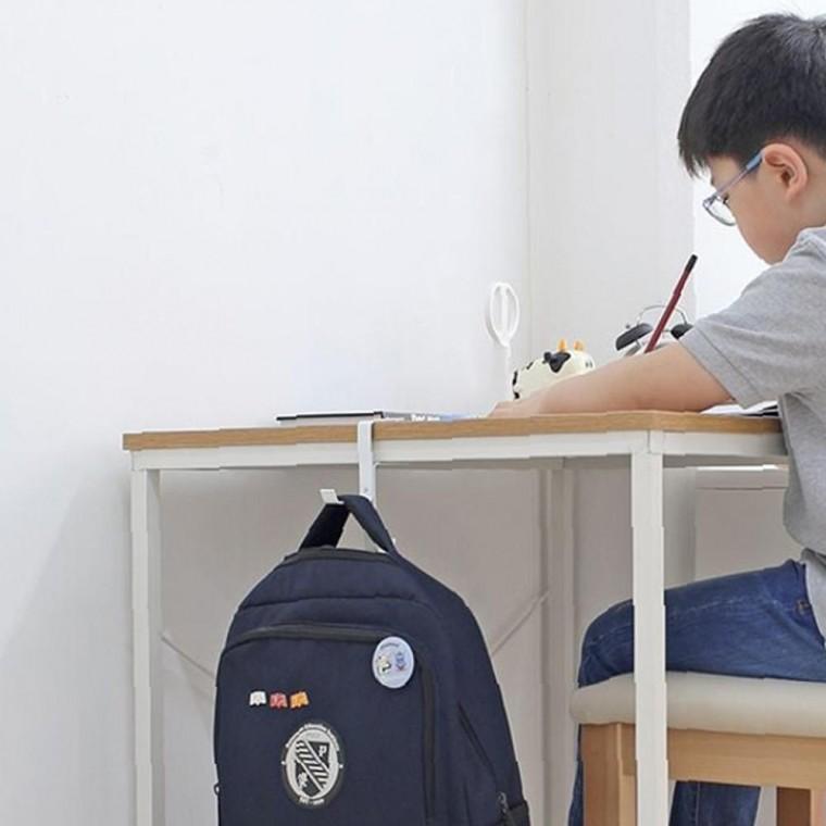 공부방 학원 균일한 사무실 카페 2단가방걸이 헤드폰모자행거