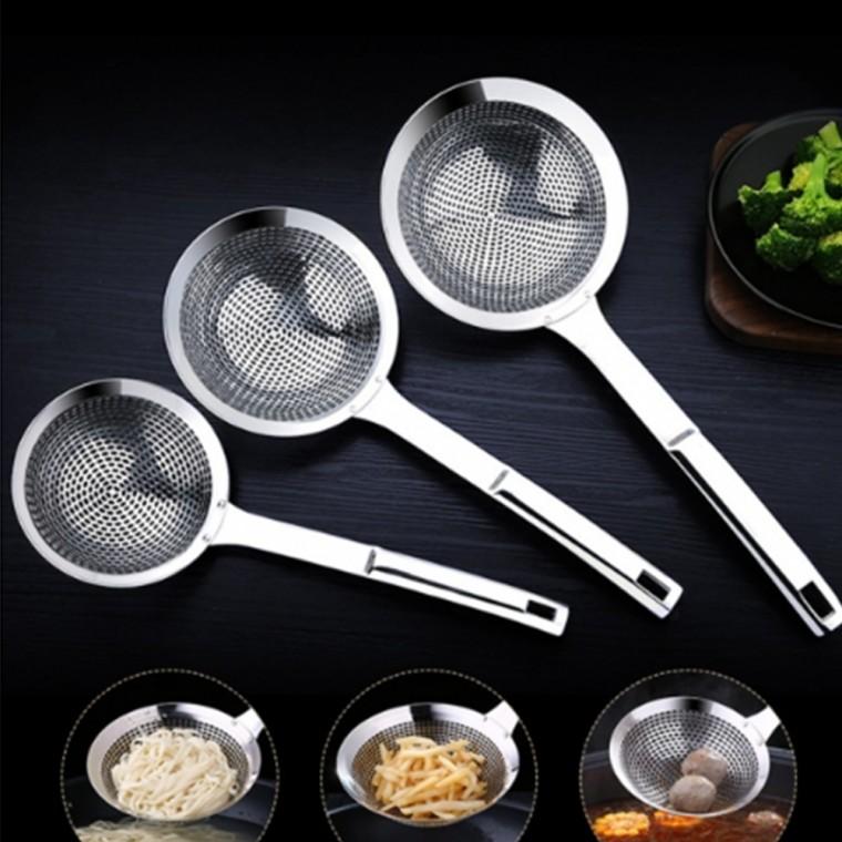 스텐뜰채 건지기망 46cm 요리보조도구 면국자
