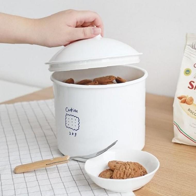간식 견과류 분위기 커피 파워형 밀폐보관 Jar 캐니스터 2.8L